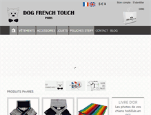 Tablet Screenshot of dogfrenchtouch.com
